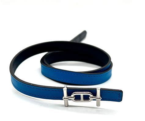 cinturon hermes azul|Azul .